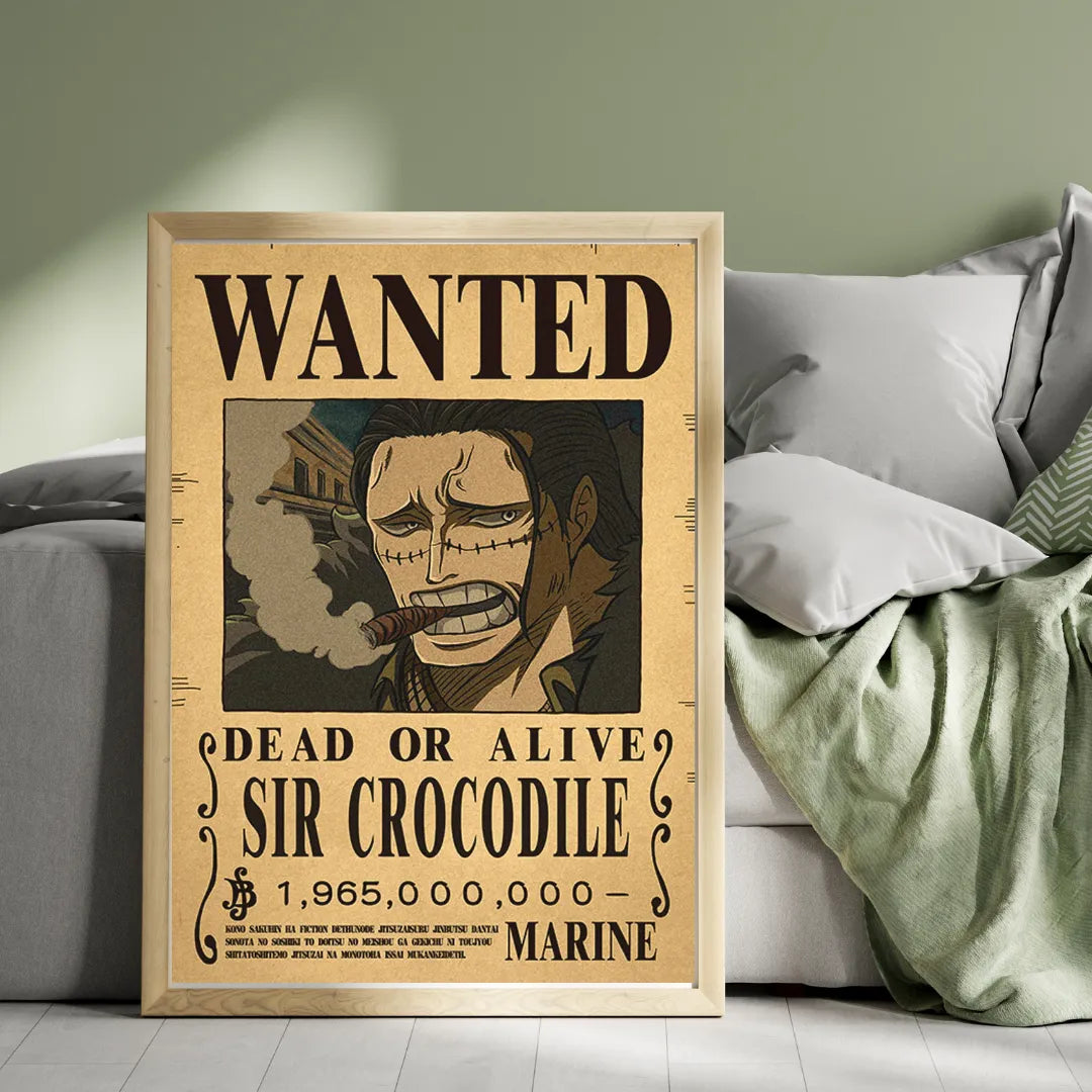 WANTED SIR CROCODILE AFFICHES VINTAGES MOVIE POSTER HQ