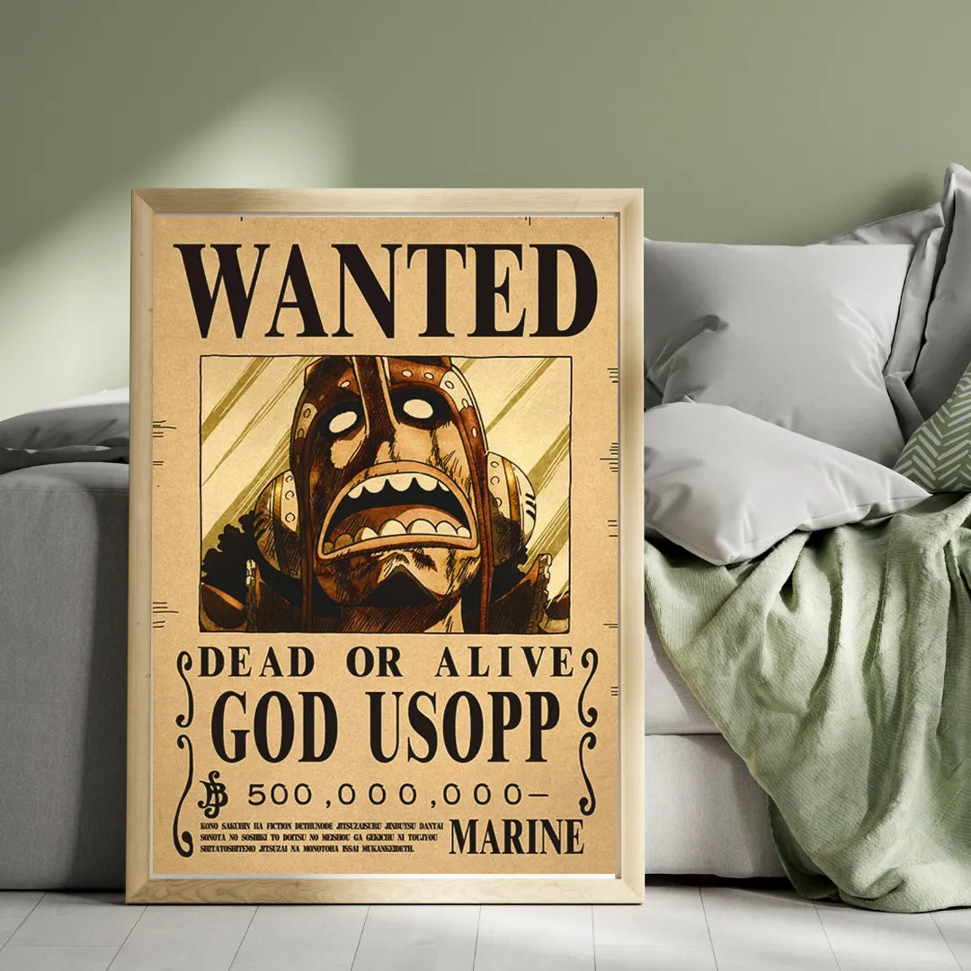 WANTED THE GOD USOP VINTAGE MOVIE POSTER HQ