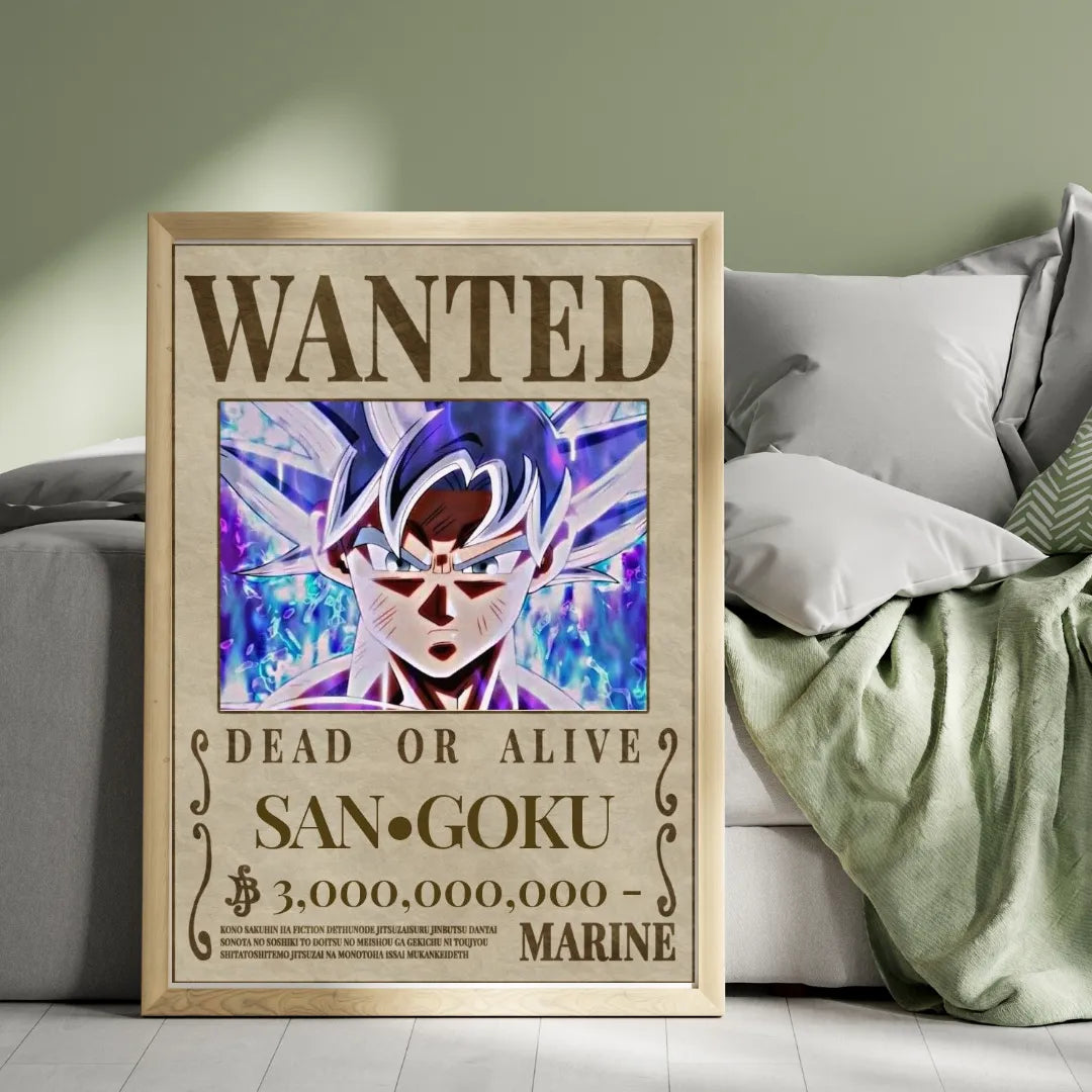 WANTED SAN GOKU VINTAGE MOVIE POSTER HQ