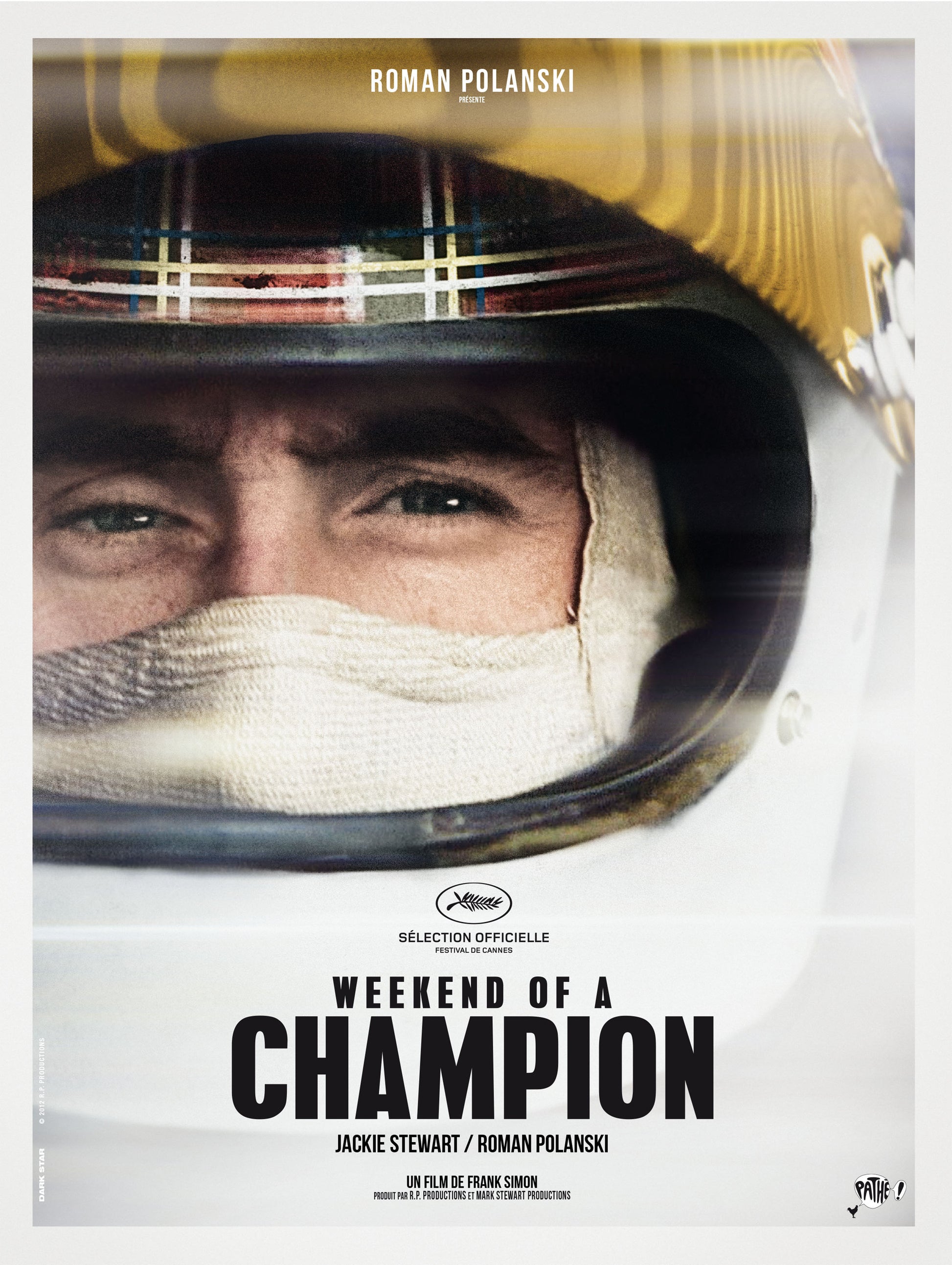WEEK-END OF A CHAMPION (1972) | JACKIE STEWART | POSTER CINÉMA VINTAGE | POSTER HUB STUDIO RÉTRO | HQ