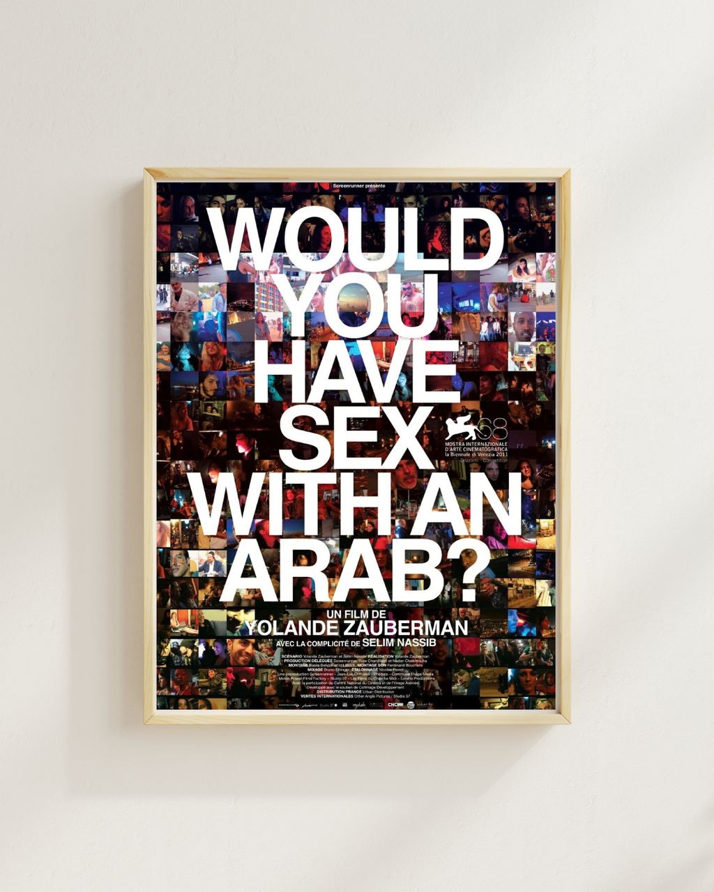 WOULD YOU HAVE SEX WITH AN ARAB? repro affiche de cinema