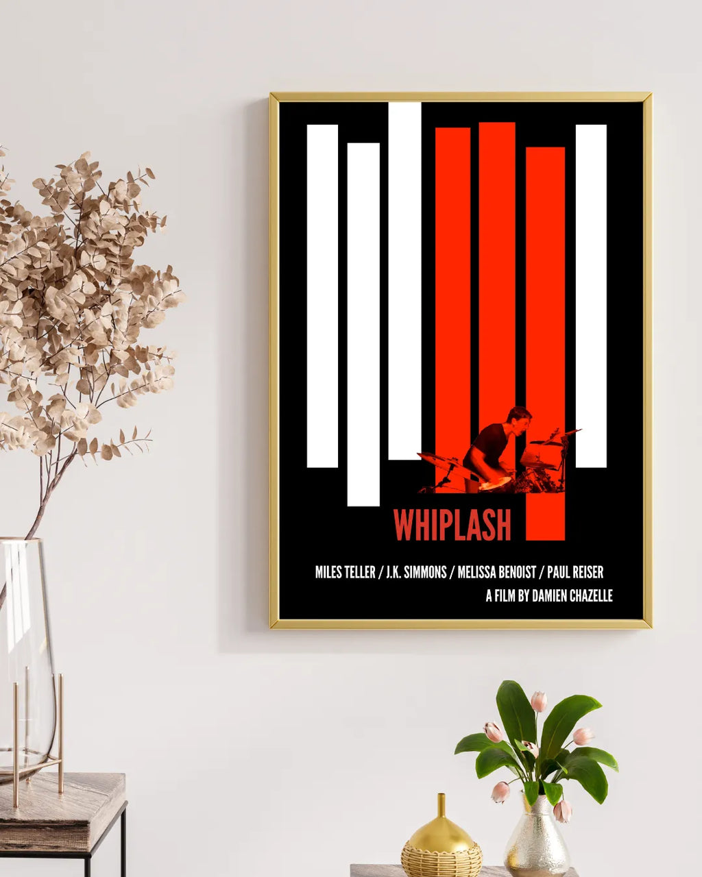Whiplash Movie Poster Hq – Affiche Vintage Cinéma Rétro | Poster HUB STUDIO