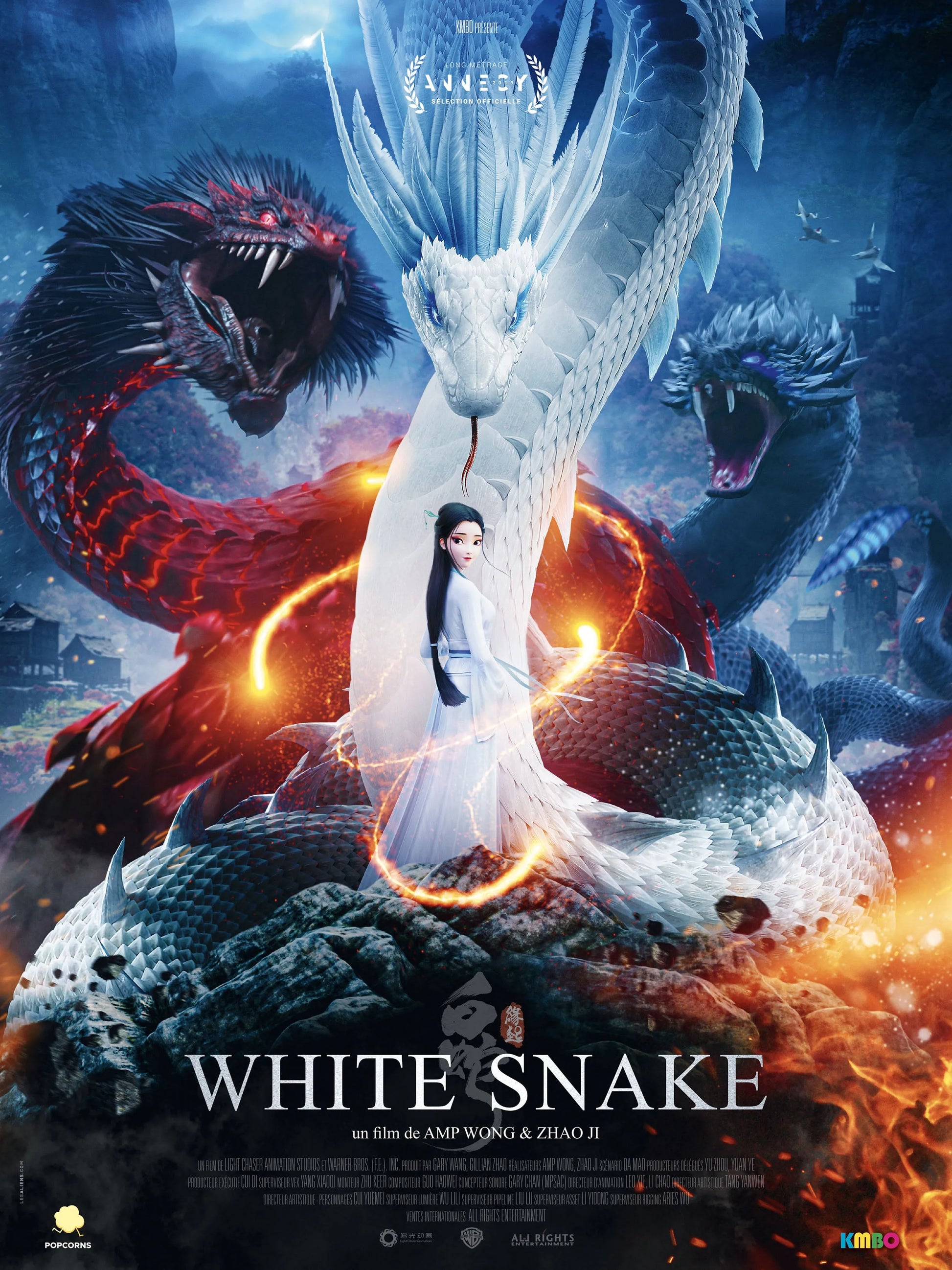 White Snake Movie Poster Hq – Affiche Vintage Cinéma Rétro | Poster Hub Studio