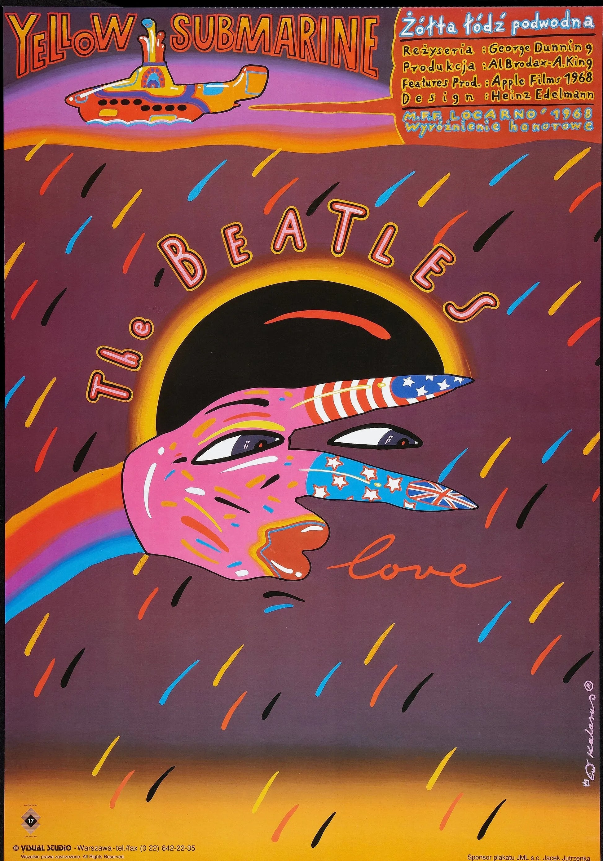 AMOR, EL CARTEL MUSICAL DE LOS BEATLES HQ