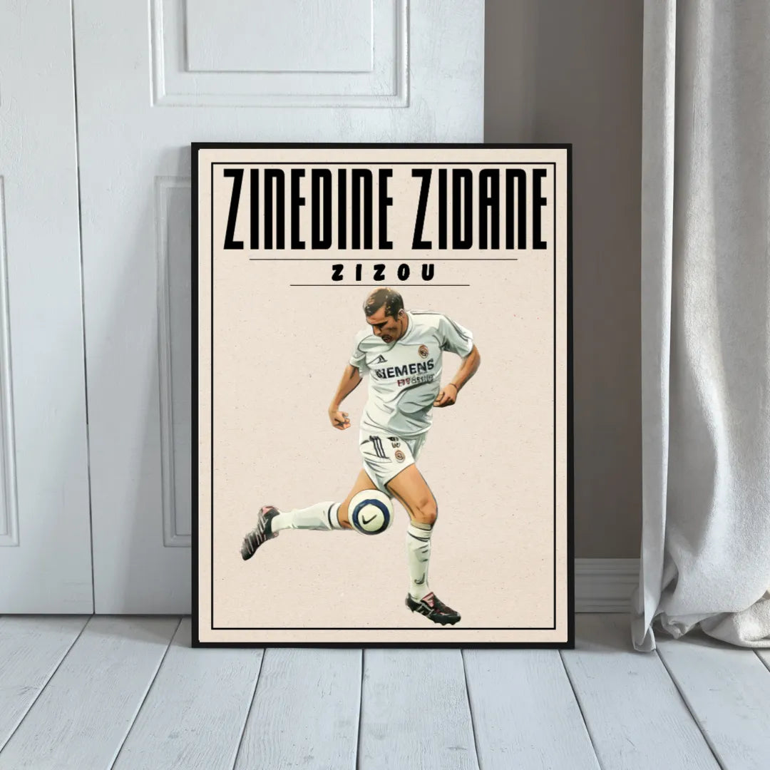 ZINEDINE ZIDANE SPORT POSTER HQ