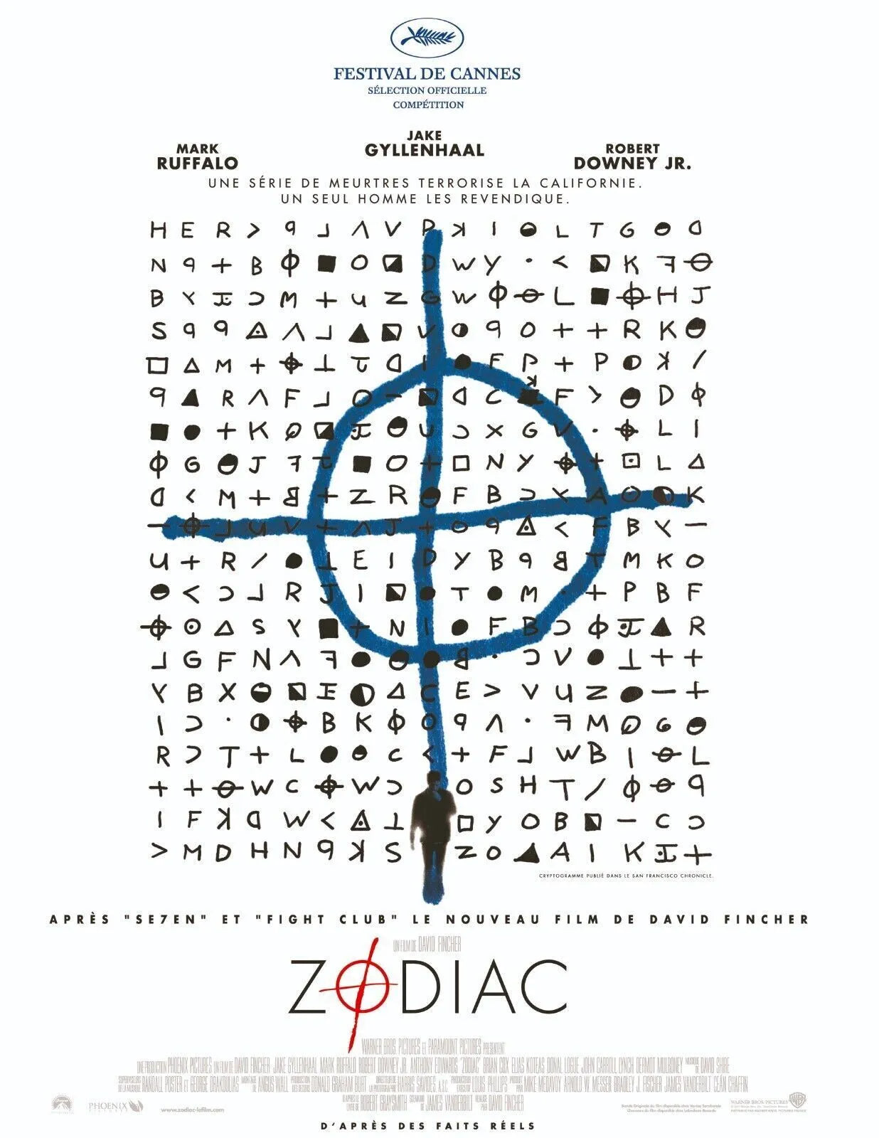 ZODIAC, JAKE GYLLNHAAL, 2007, Repro affiche cinema HQ