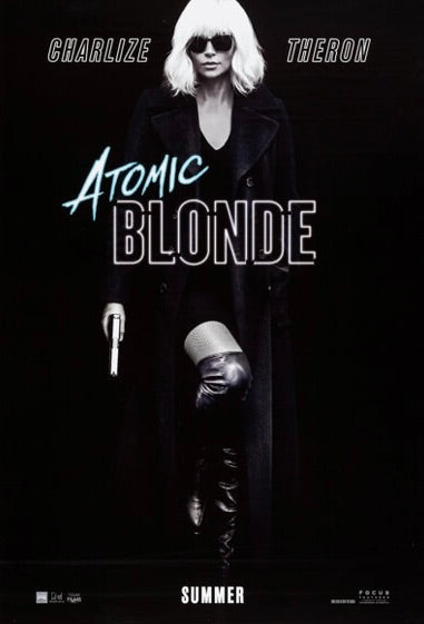 affiche film atomic blonde 2017 charlize theron espionnage action poster cinema noir