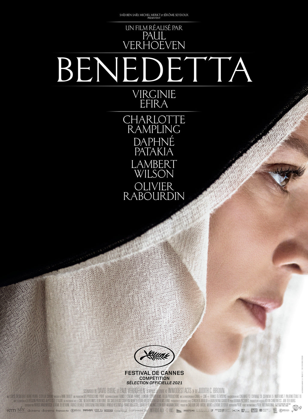 affiche film benedetta 2021 virginie efira drame historique poster cinema artistique