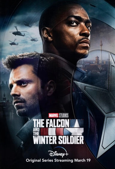 affiche serie falcon and the winter soldier 2021 marvel anthony mackie sebastian stan poster