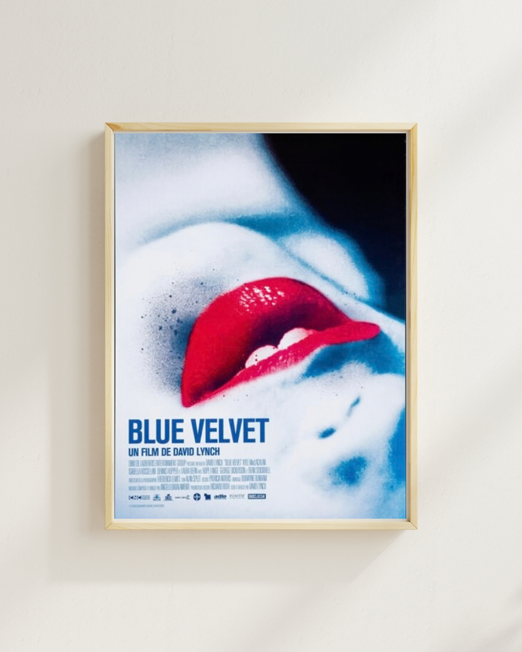 BLUE VELVET – FILM DE DAVID LYNCH (1986) – KYLE MACLACHLAN – ISABELLA ROSSELLINI – AFFICHE CINÉMA THRILLER – REPRODUCTION