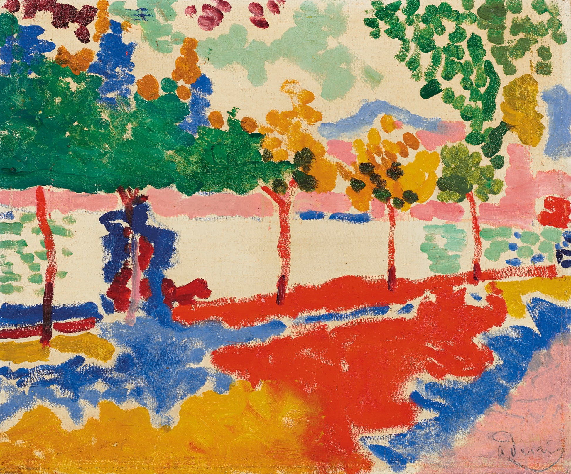 ANDRÉ DERAIN RIVERSIDE VINTAGE CARTEL REPRO ARTE CARTEL HQ