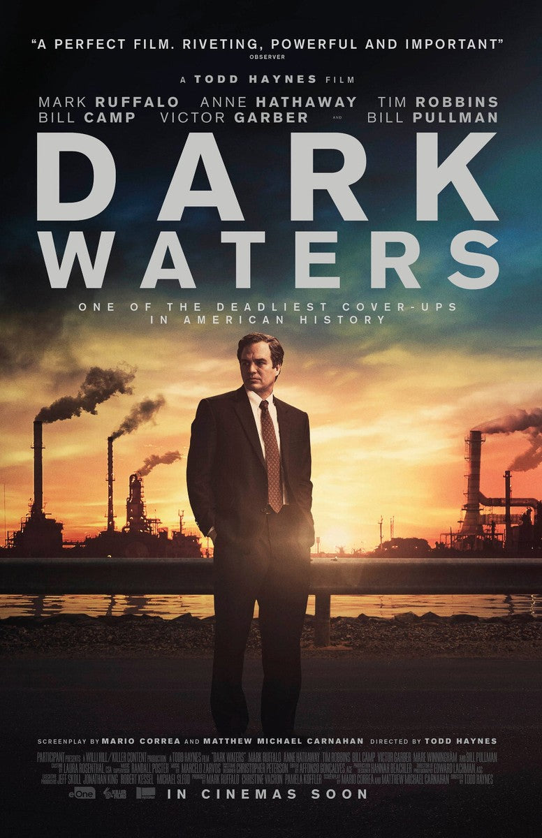 affiche film dark waters 2019 mark ruffalo drame industriel pollution poster cinema