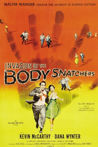 affiche film invasion of the body snatchers 1956 horreur science fiction poster