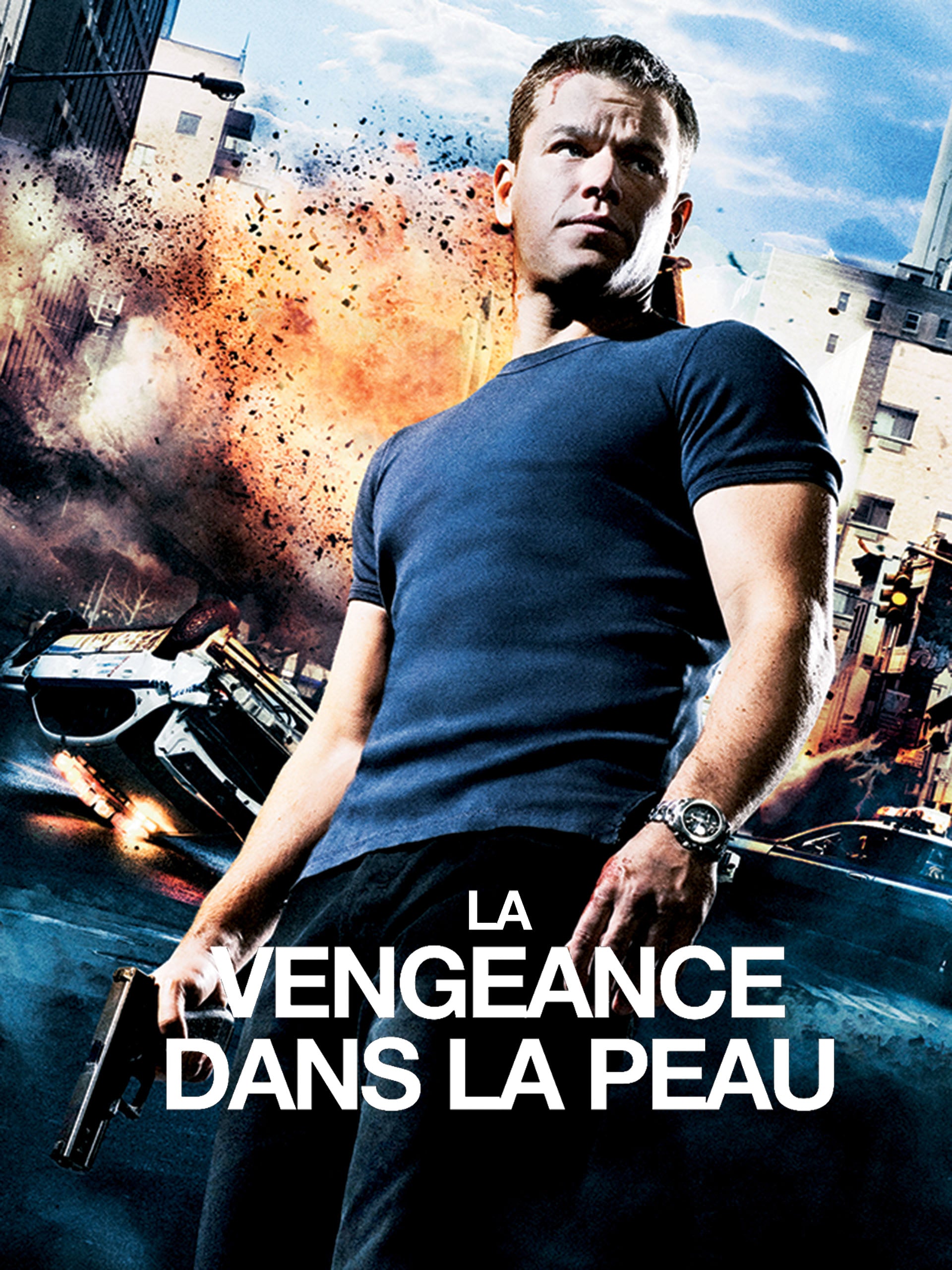 LA VENGEANCE DANS LA PEAU (2007) | MATT DAMON | POSTER CINÉMA VINTAGE | POSTER HUB STUDIO RÉTRO | HQ