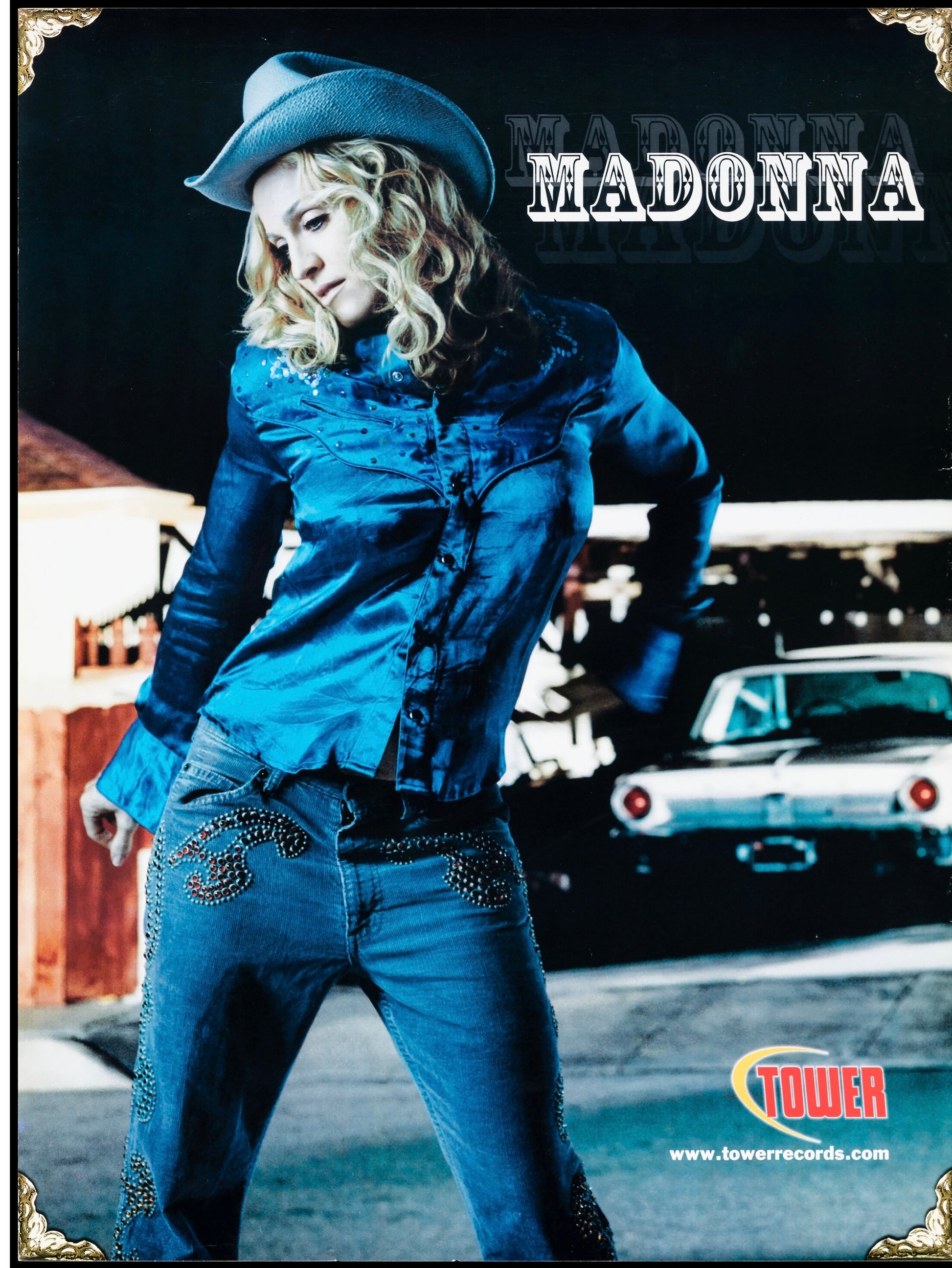 MADONNA – OFFICIAL TOWER RECORDS POSTER – POP ICON – POSTER HUB STUDIO – HQ
