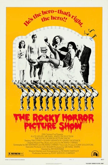THE ROCKY HORROR PICTURE SHOW – FILM (1975) – TIM CURRY – COMÉDIE MUSICALE – AFFICHE CINÉMA CULTE – REPRODUCTION – POSTER HUB STUDIO – HQ