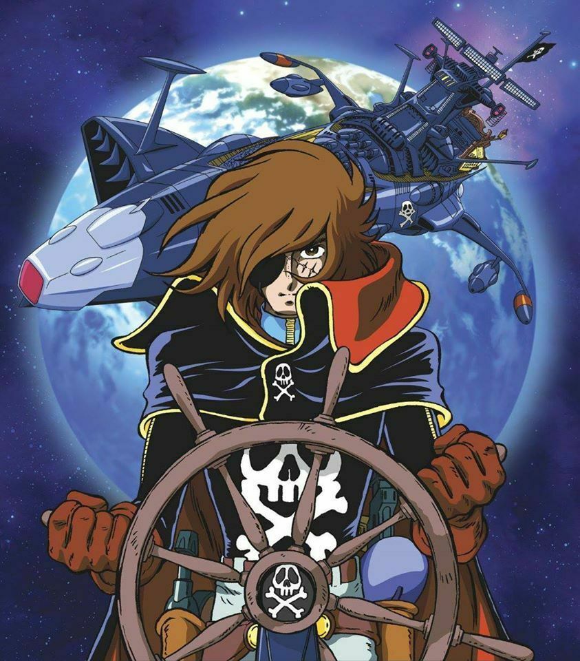 CAPTAIN HARLOCK (ALBATOR) – CAPTAIN HARLOCK – 1978 – POSTER HUB STUDIO RÉTRO, HQ