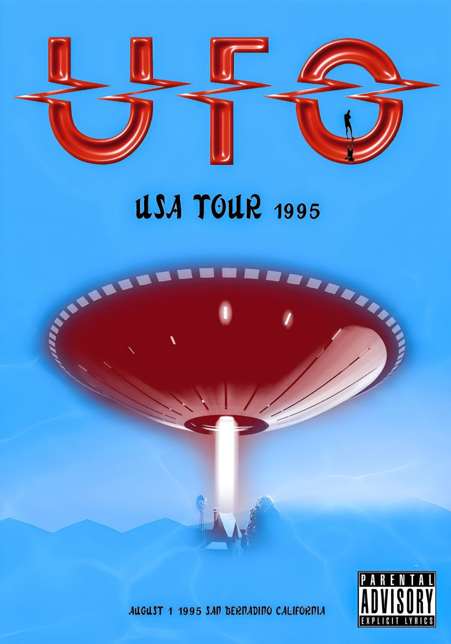 UFO – USA TOUR 1995 – SCI-FI ROCK CONCERT POSTER