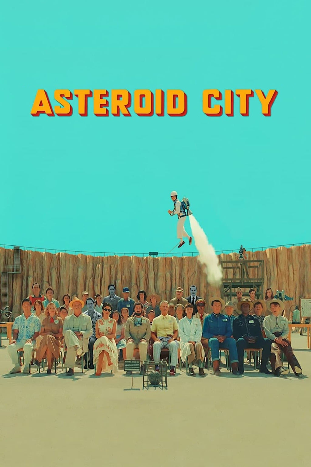 ASTEROID CITY POSTER – WES ANDERSON RETRO SCI-FI CINEMA WALL ART