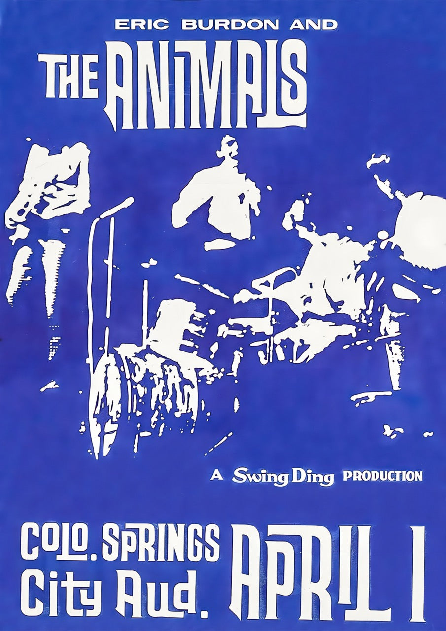 ERIC BURDON AND THE ANIMALS – COLORADO SPRINGS CONCERT POSTER